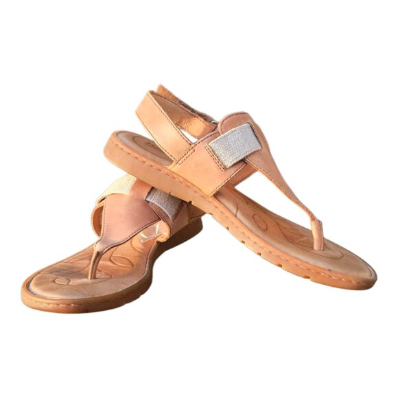 BORN Belluno Leather Sandals sz 8 NWOT - Picture 3 of 9